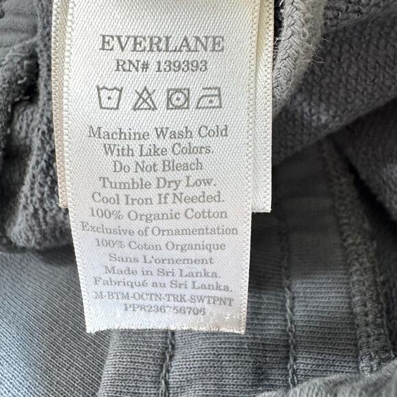 Everlane Mens The Track Pant Jogger Size M Organic Cotton Comfy Athleisure Gray - Picture 5 of 6